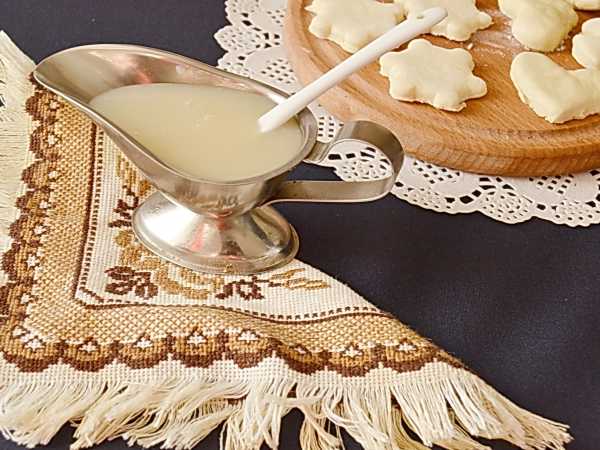 Белая глазурь (белковая, сахарная, мастика-глазурь) — простой рецепт