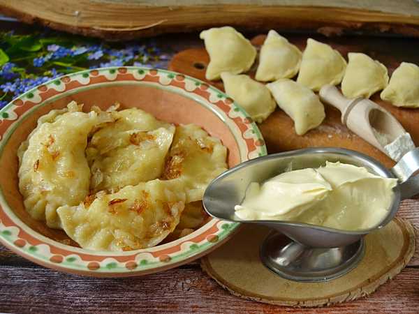 Вареники с картошкой (тесто для вареников на кефире) - пошаговый рецепт с фото