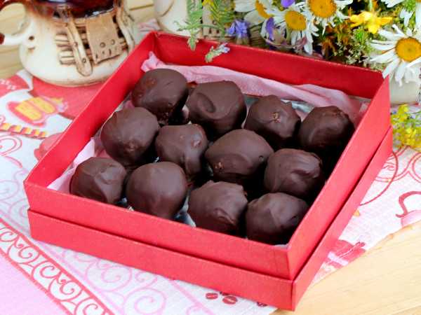 Шоколадные конфеты с черникой и орехами — пошаговый рецепт | manikyrsha.ru