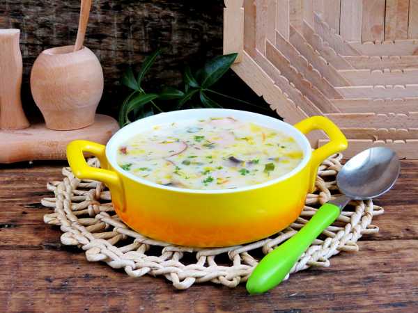 Сырный суп из плавленного сыра с колбасой — рецепт с фото