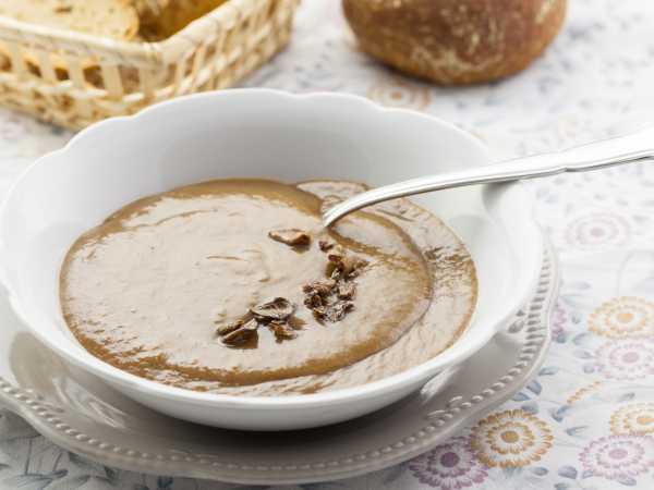 Как приготовить суп-пюре с шампиньона и сливками