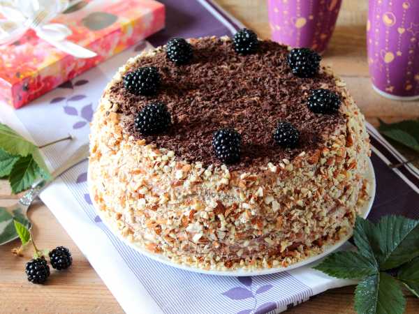 Медовый торт в мультиварке — рецепт с фото пошагово