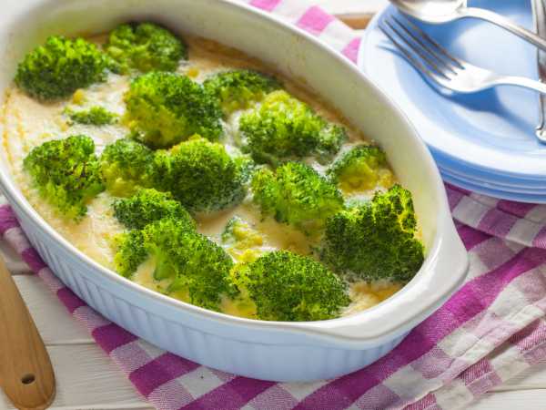 Омлет с брокколи в духовке — рецепт с фото пошагово