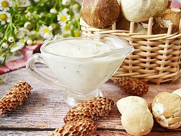 Соус из сушеных белых грибов (рецепт)