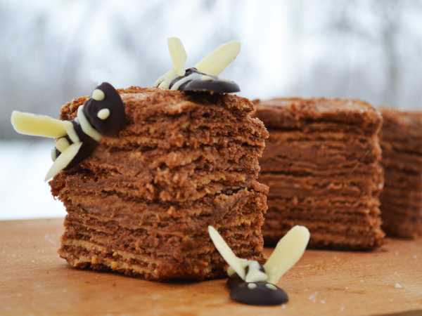 Торт «Графские развалины» со сметаной
