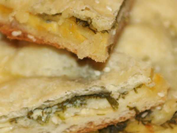 Сырный пирог - Кулинарный пошаговый рецепт с фото.