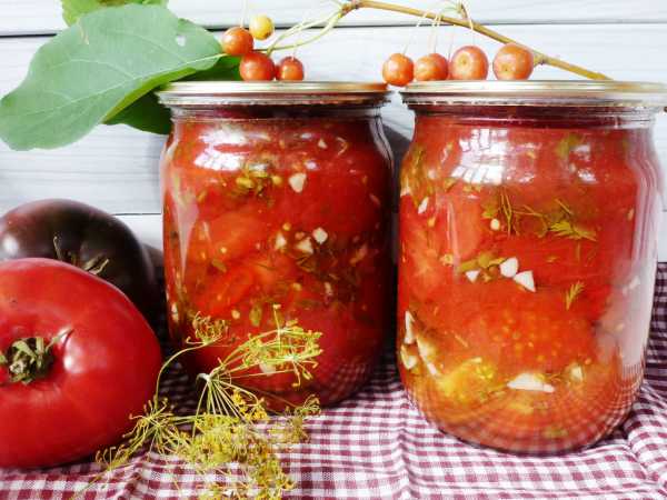Классический рецепт помидоров в собственном соку