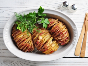 Картофель гармошкой запеченный в духовке