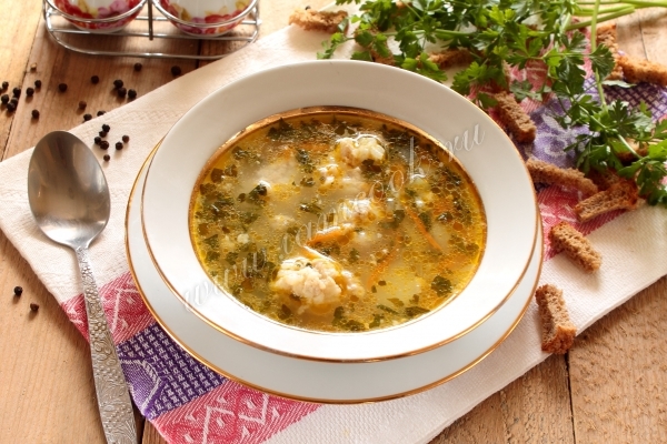 Рецепт супа с фрикадельками в мультиварке