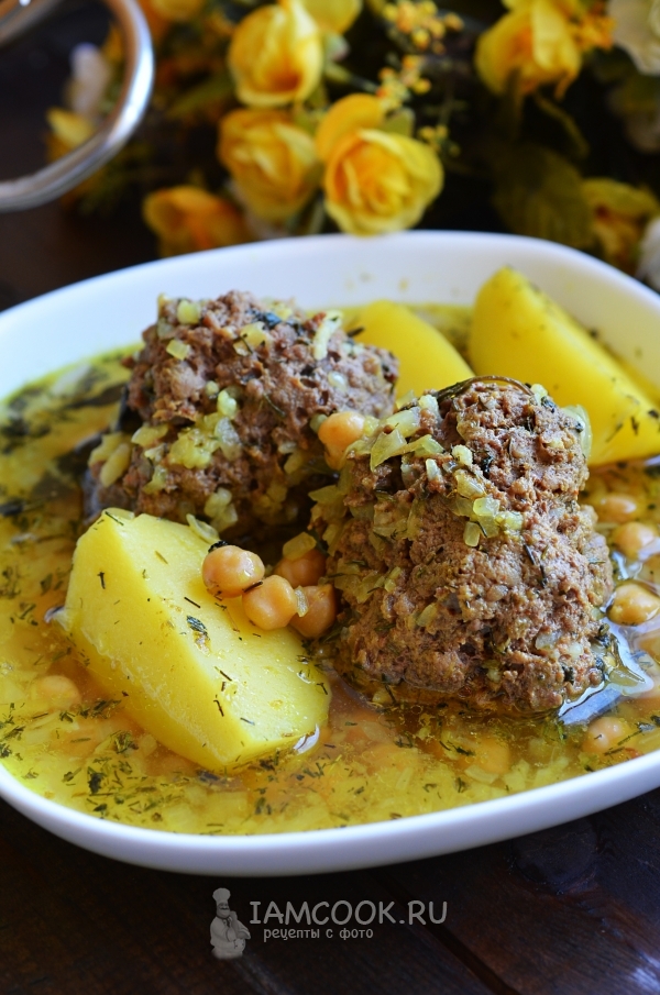 Рецепт супа «Кюфта-бозбаш» по-азербайджански