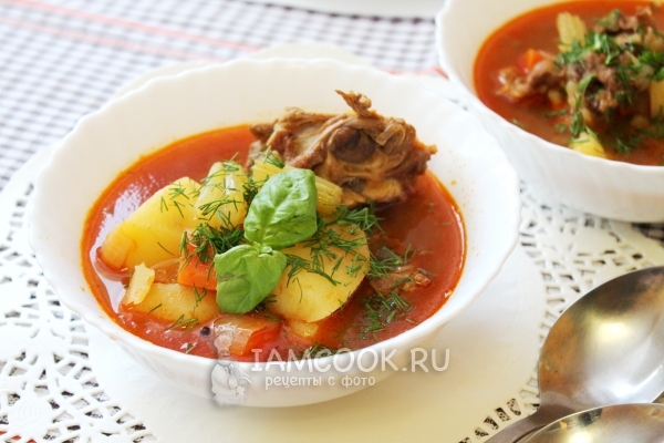 Рецепт шурпы по-узбекски