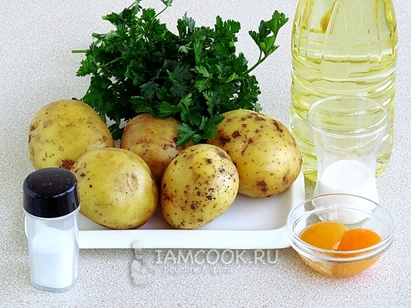 Ингредиенты для картофельных пышек