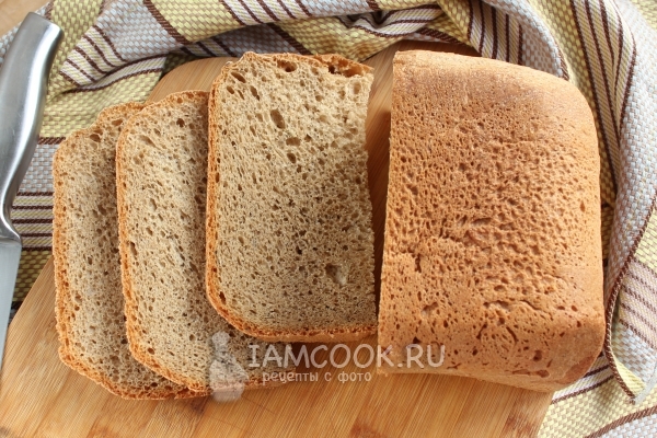 Рецепт ароматного хлеба с отрубями в хлебопечке