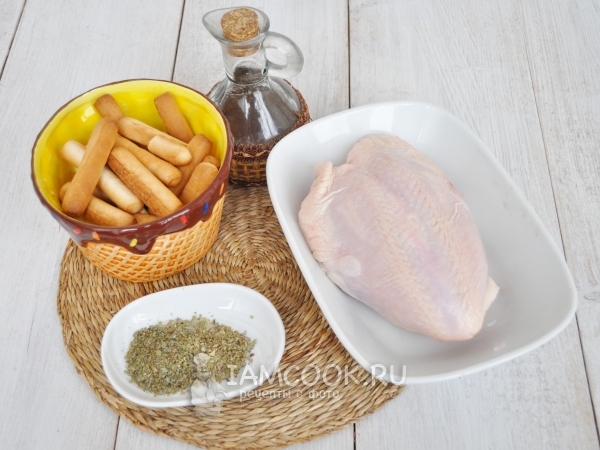 Ингредиенты для филе курицы в духовке