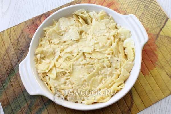 Основа для картофельной запеканки с сыром