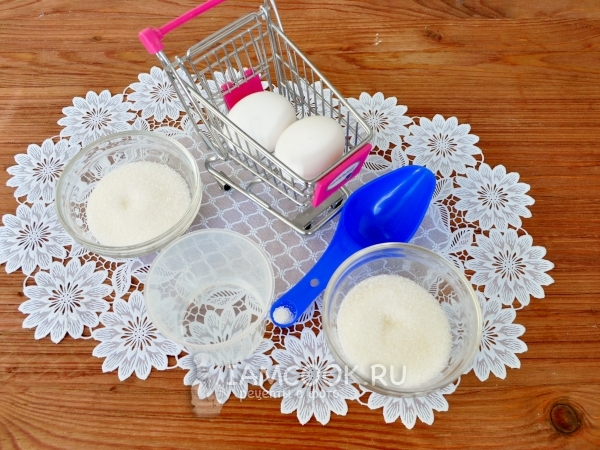 Ингредиенты для белкового крема для торта в домашних условиях