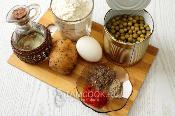 Ingredients for Indian Samosa Pies