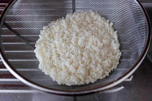 Сваренный рис