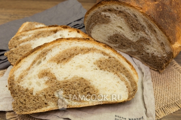 Фото «Мраморного» хлеба