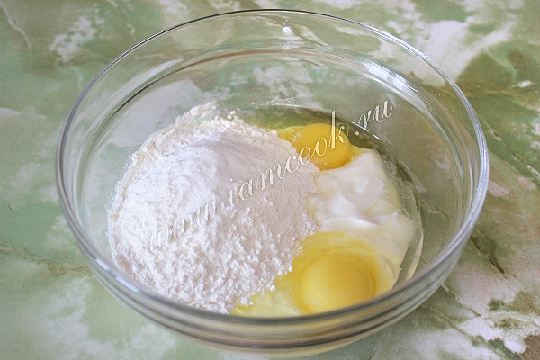 Ингредиенты для теста заливного пирога с капустой