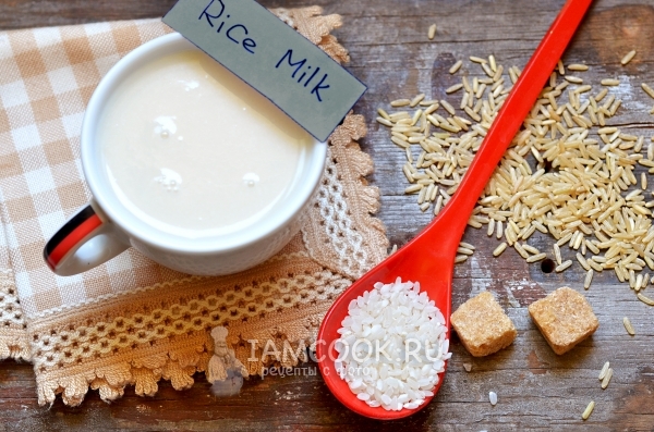 Фото рисового молока