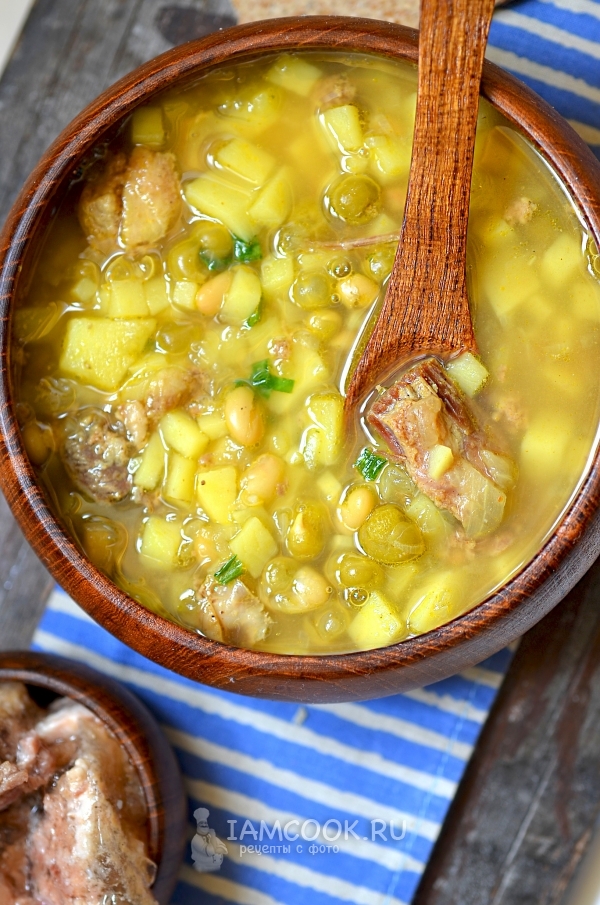 Рецепт супа из тушенки с картошкой