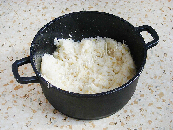 Готовим гарнир из риса с имбирем