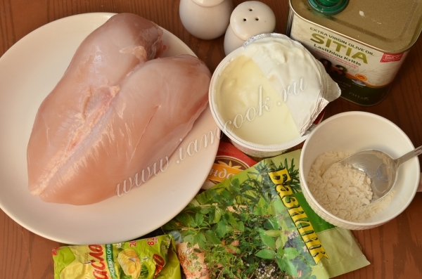 Курица В Сметанном Соусе Фото Рецепт