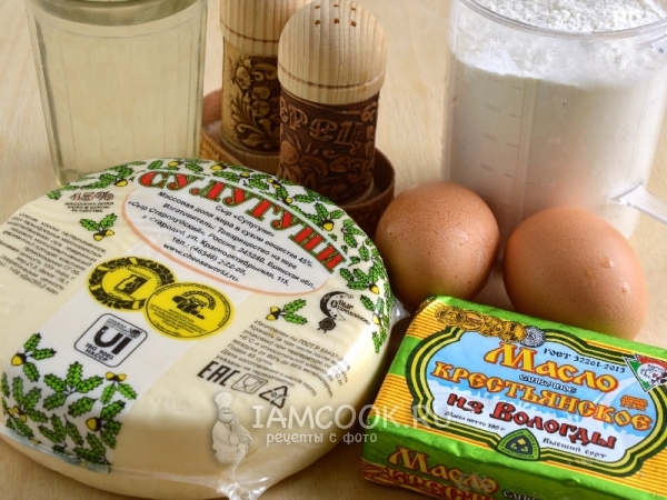 Ингредиенты для ачмы с сыром