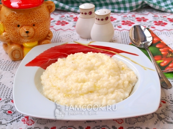 Рецепт рисово-пшенной каши на молоке