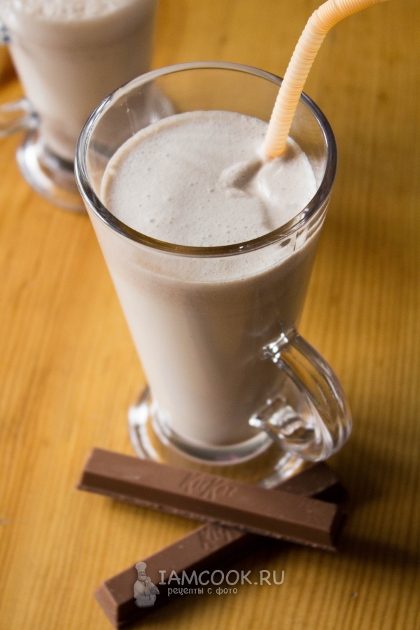 Рецепт молочного коктейля с Kit-Kat