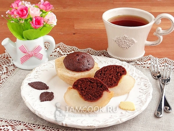 Рецепт шоколадно-грушевого десерта