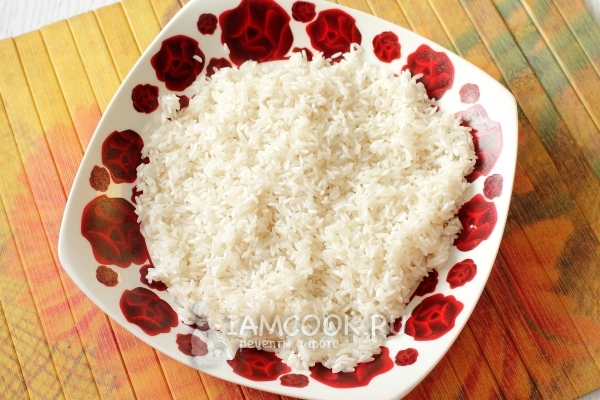 Промыть рис