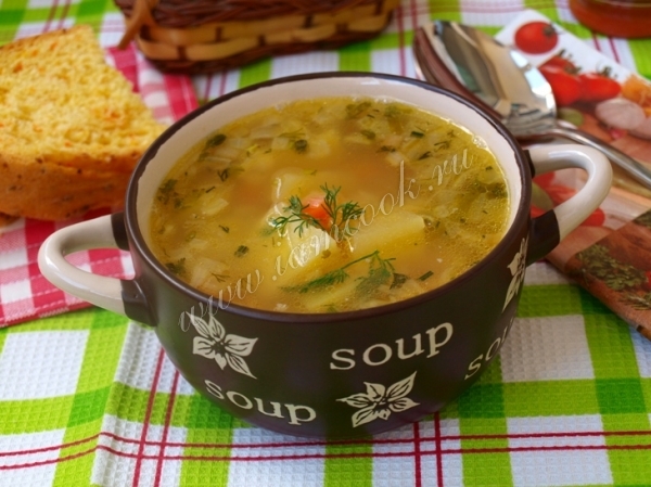 Рецепт постного фасолевого супа
