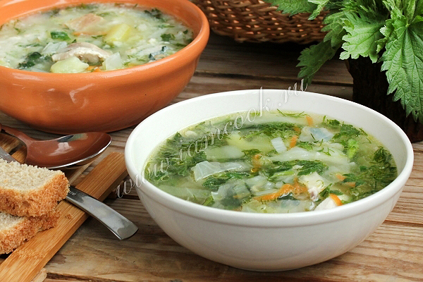 Рецепт супа с крапивой