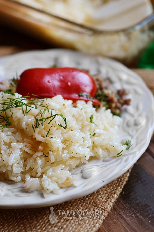 Рецепт риса в духовке