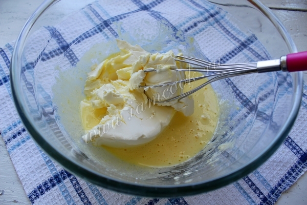 Сыр маскарпоне с яйцами