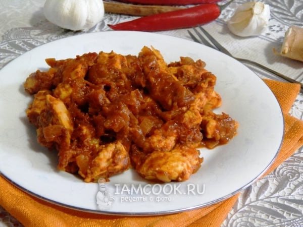 Рецепт курицы карри по-индийски