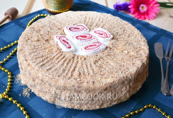 Фото классического торта «Медовик»