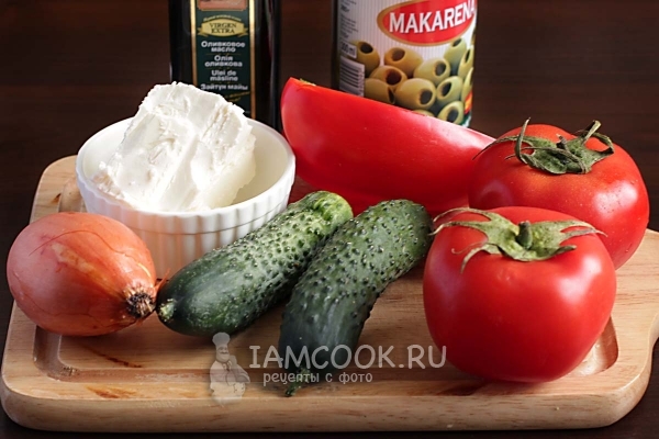 Ингредиенты для болгарского салата