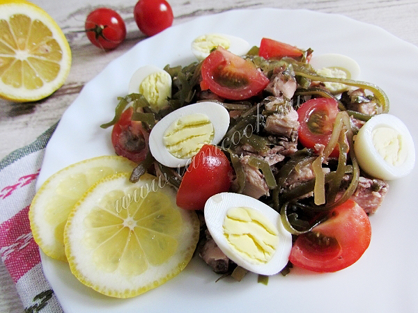 Рецепт салата из морской капусты