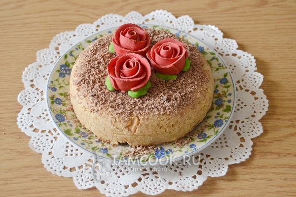 Рецепт торта из печенья и сгущенки