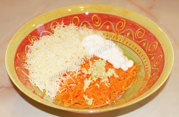 Ингредиенты для морковного салата