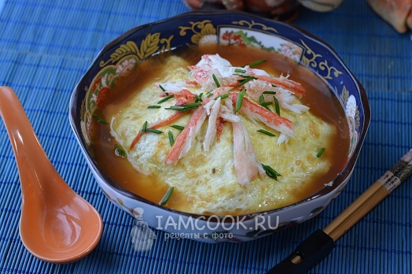 Готовый рис с овощами под яичным омлетом или «Танца дракона во время полнолуния»