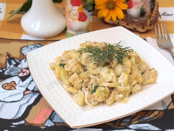 Рецепт кабачков по венгерски