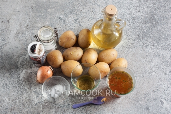 Ингредиенты для франконского картофельного салата