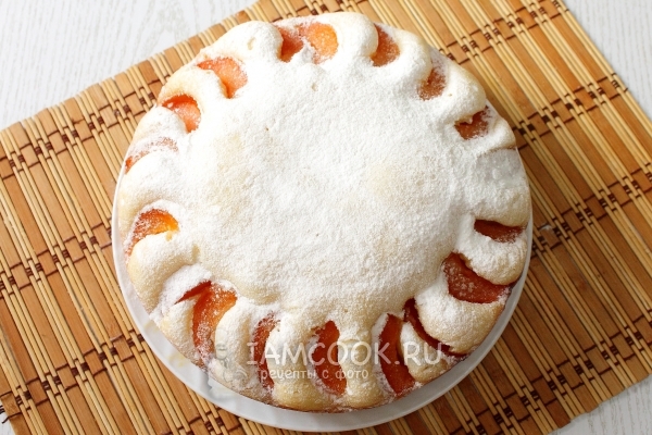Рецепт пирога с абрикосами в мультиварке