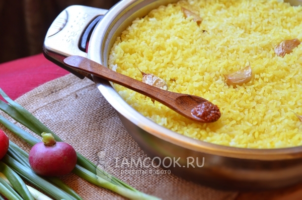 Рецепт риса на сковороде