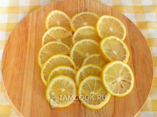 Порезать лимоны
