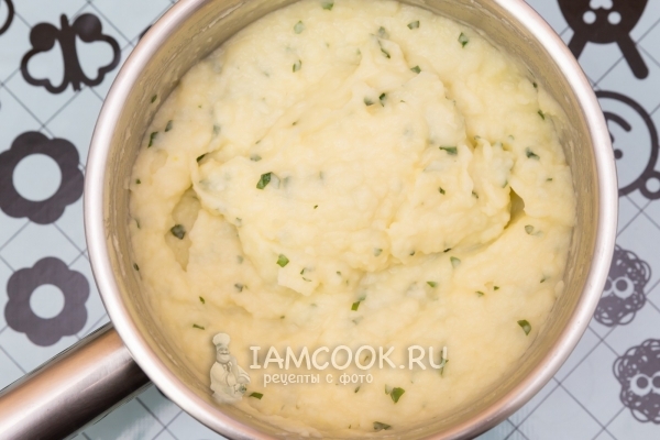 Рецепт базиликового картофельного пюре